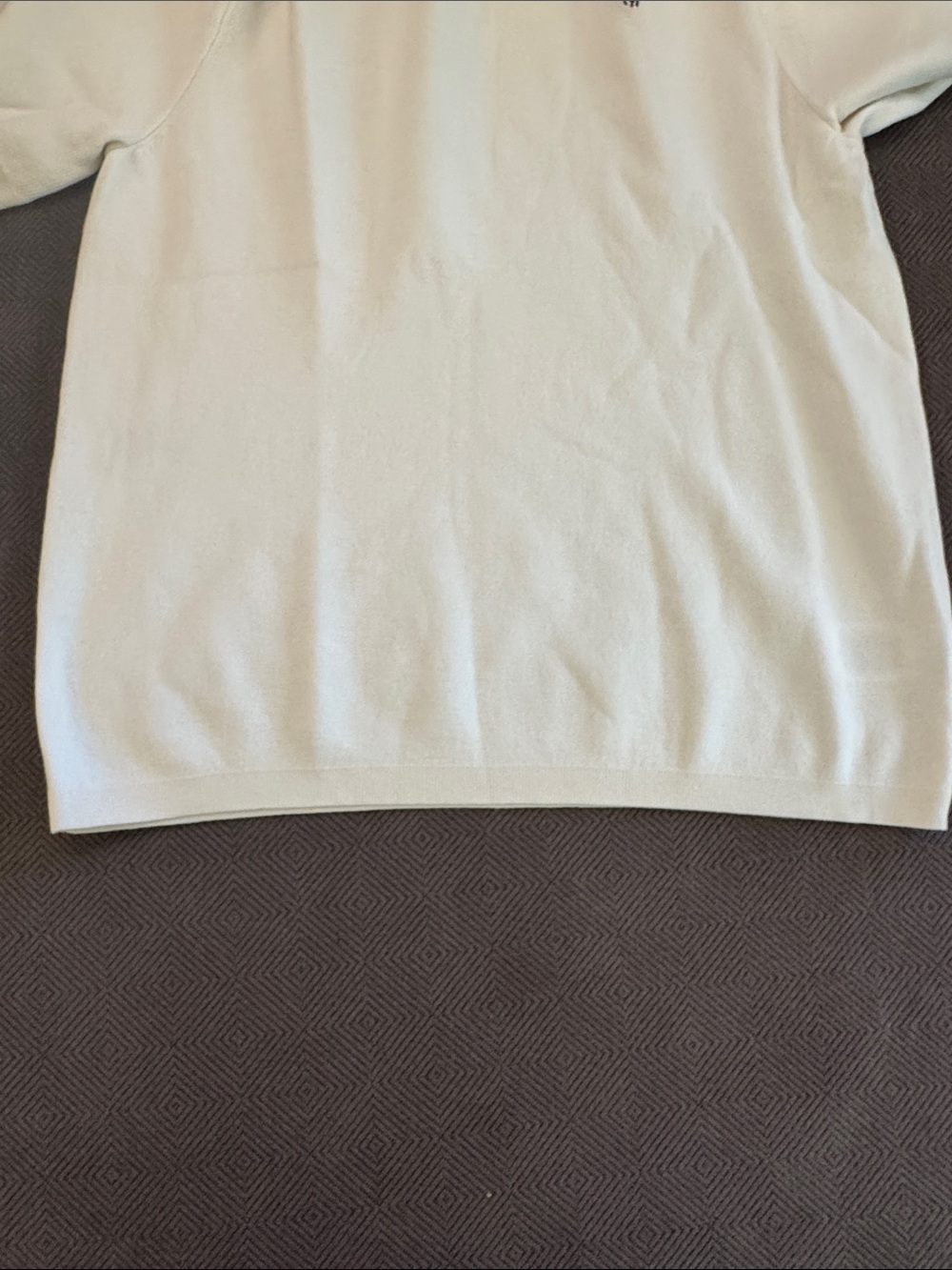 Polo by Ralph Lauren White Crew Short-Sleeve Sweater ( uni sex) - Picture 5 of 6